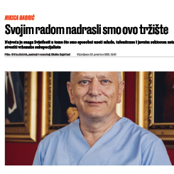 Svojim radom nadrasli smo ovo tržište (Jutarnji list)